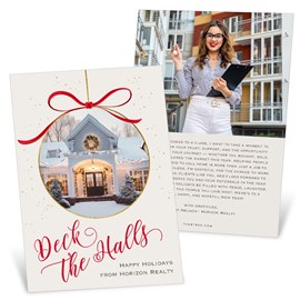 Festive New Home - Business Holiday Card