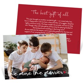 More the Merrier - Christmas Card