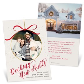 Decking New Halls - Christmas Card