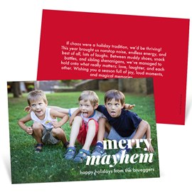 Merry Mayhem - Christmas Card