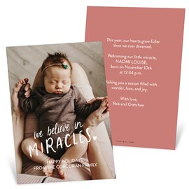 Miracles - Christmas Card