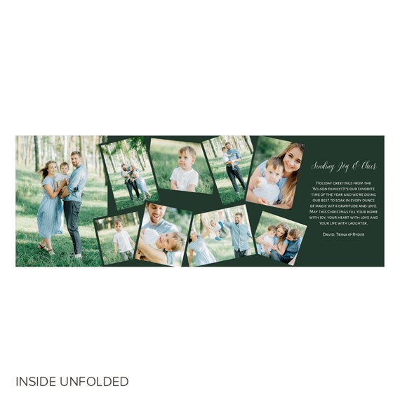 photo placeholder with customizable text area