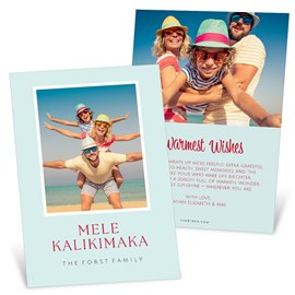 Hawaiian Holiday - Christmas Card