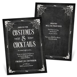 Creepy Cocktails - Halloween Party Invitation