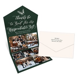 Unspeakable Gift - Seal & Send Christmas Card