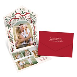 Botanical - Seal & Send Christmas Card