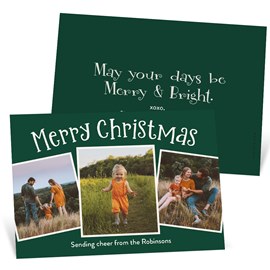 Merry Trio - Christmas Card