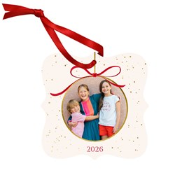 Framed in Cheer - Metal Ornament
