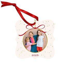Framed in Cheer - Metal Ornament