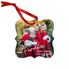 Santa's Favorites - Metal Ornament
