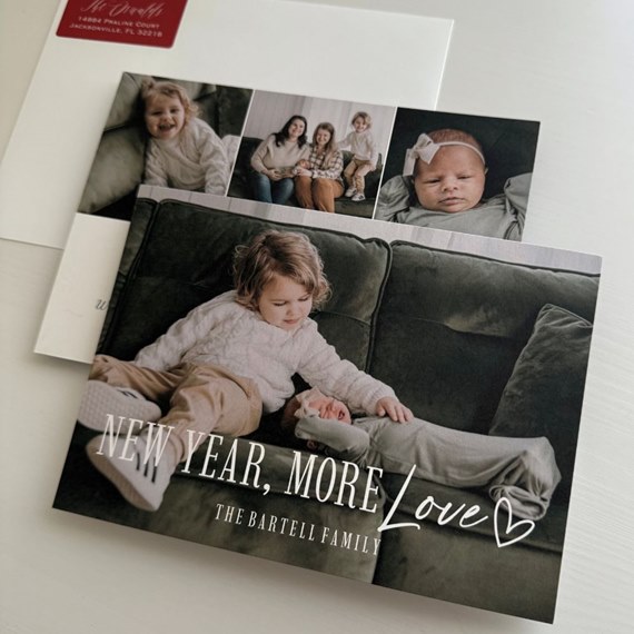 photo placeholder with text 'NEW YEAR, MORE Love'