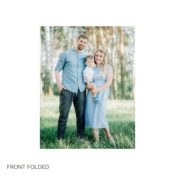 photo placeholder with customizable text area