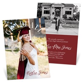The Next Chapter - Graduation Invitations