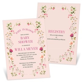 In Bloom - Baby Shower Invitations