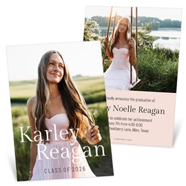 Moving On - Graduation Announcements