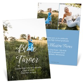 Scripted - Graduation Party Invitations