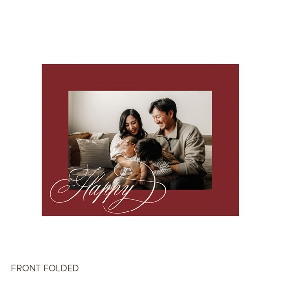 valentine's day card with photo placeholder