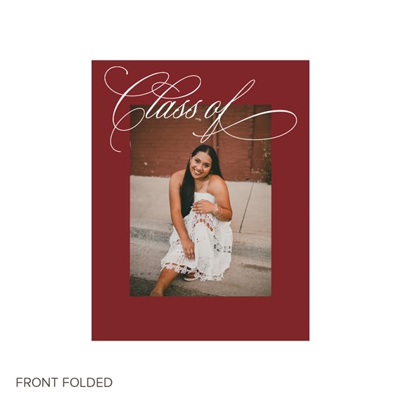 photo area with calligraphy text