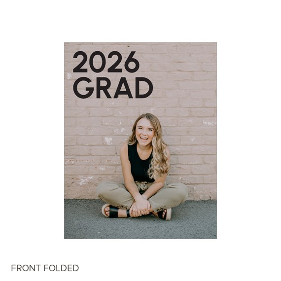 photo placeholder with text '2026 GRAD'