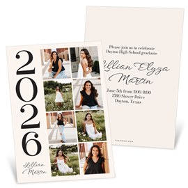 Year Collage - Graduation Invitations