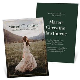 Moving Forward - Graduation Party Invitations