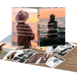 Simple Verse - Memorial Cards