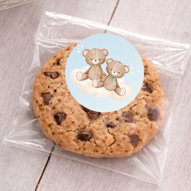 Twin Cubs - Baby Shower Sticker