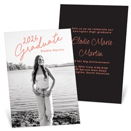 Sweet Script - Graduation Announcements