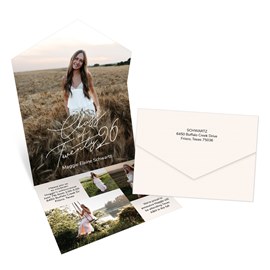 Flowing Script - Seal & Send Graduation Announcements