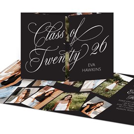 Flowing Calligraphy - Graduation Announcements