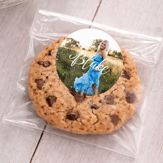 cookie with photo placeholder sticker