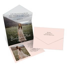 Shining Light - Seal & Send Graduation Invitations