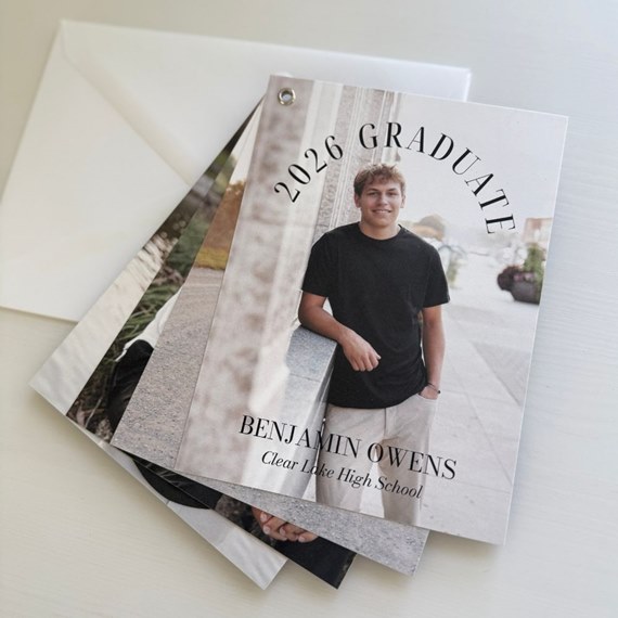 graduation party invitations with photo area