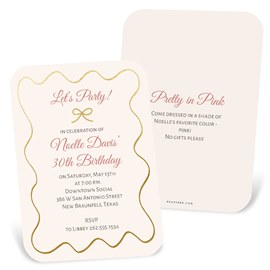 Sweetly Celebrated - Birthday Party Invitation