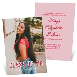 Color Coded - Graduation Party Invitations