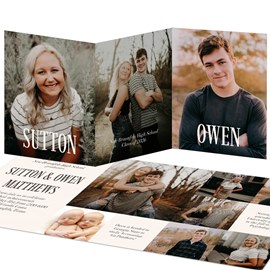 Two Grads - Graduation Invitations