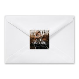 Twin Graduates - Graduation Envelope Seals