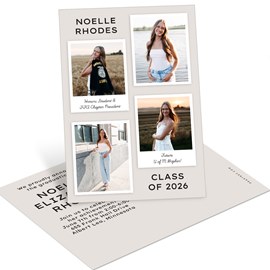 Snapshot - Graduation Announcement Postcard