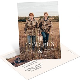 The Graduates - Graduation Announcement Postcard