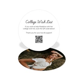 Wish List - Graduation Insert Card