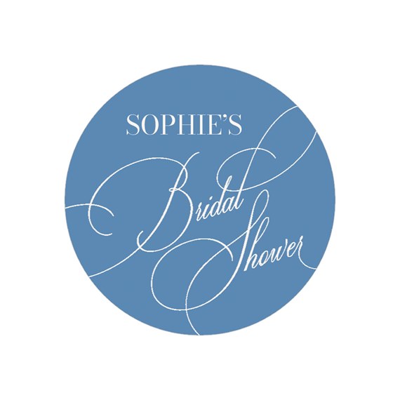 calligraphy seal with blue background and white text