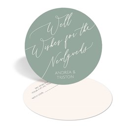 Chic Script - Wedding Advice Card