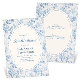 Vintage Toile - Bridal Shower Invitations