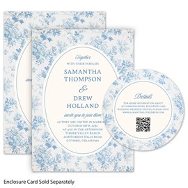 Vintage Toile - Wedding Invitations