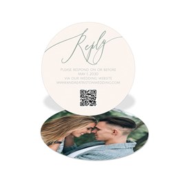 Chic Script - Wedding Insert Card