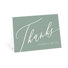 Chicest Script - Thank You Card