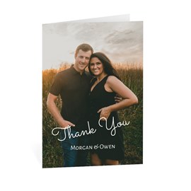 Effortless Script - Thank You Card