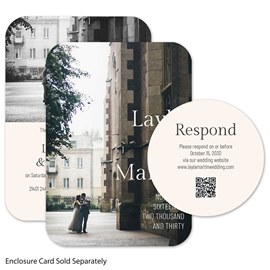 Big Type - Wedding Invitations