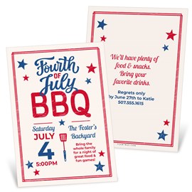 Patriotic - Party Invitations