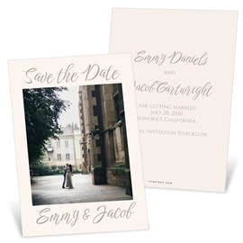Standout Script - Save the Date Cards